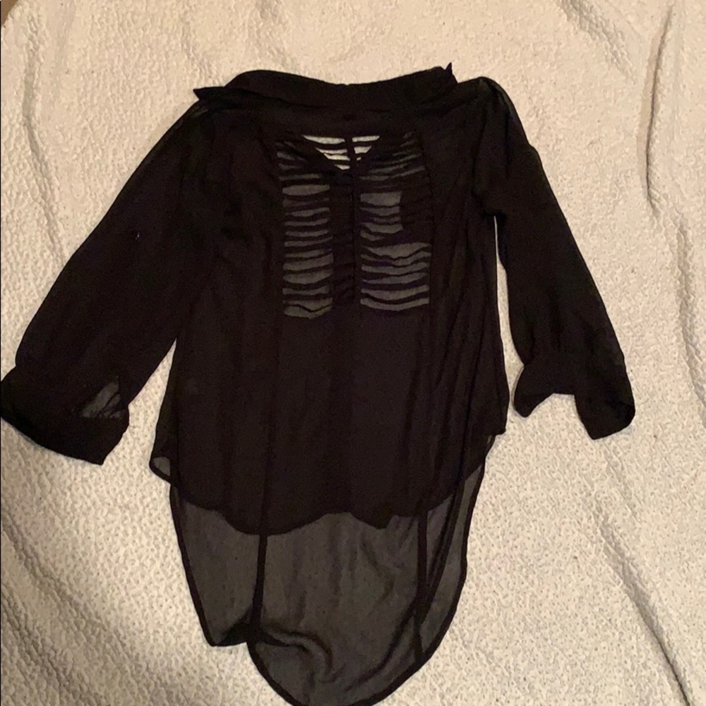 Fashion Web size L high low back cut outs - Picture 2 of 4